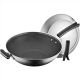X晶盾不锈钢炒锅.可立盖/CC32JA1/3