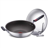 火红点钛Pro无油烟炒锅.复合钢/CC32H1/3