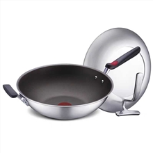 火红点钛Pro无油烟炒锅.复合钢/CC32H1/3